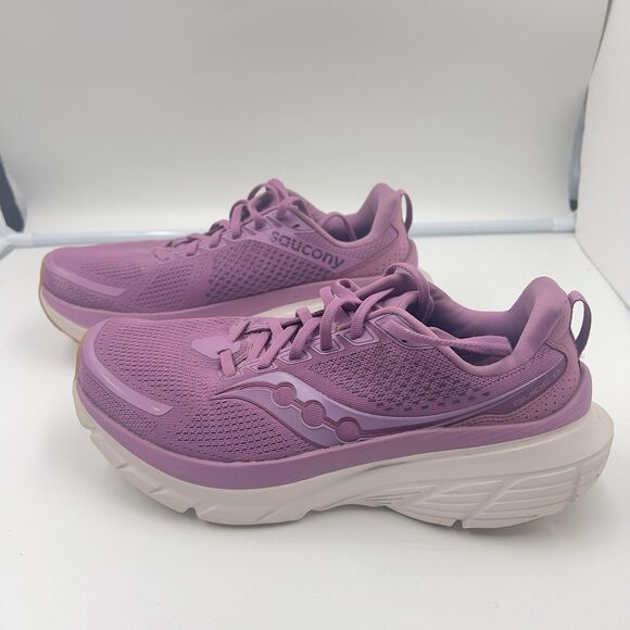 Saucony Guide 17 Womens Size 10 Purple White Walking Running Shoes Sneakers - Picture 1 of 5